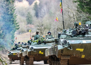 Ukrainian Armored Vehicles Are Part of the Multinational Team of Exercise Combined Resolve XI