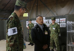 Japan Ground Self Defense Force official visits Yama Sakura 75