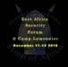 Security Forum to help align stakeholders in East Africa