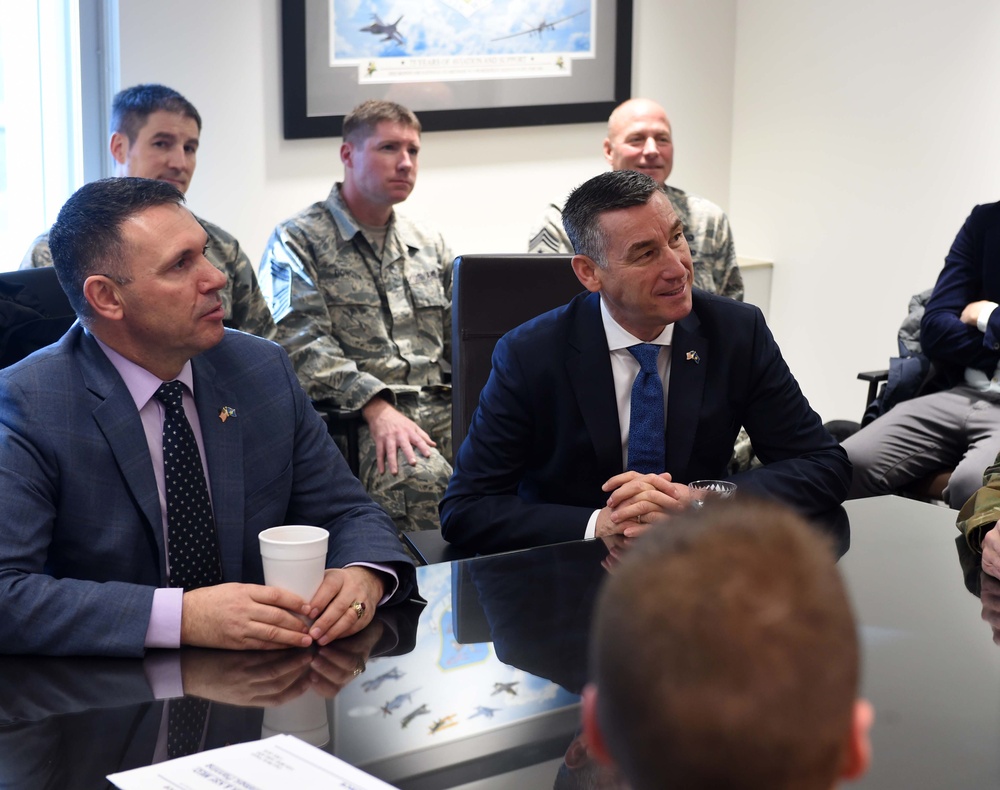 Kosovo parliament members visit 132d Wing
