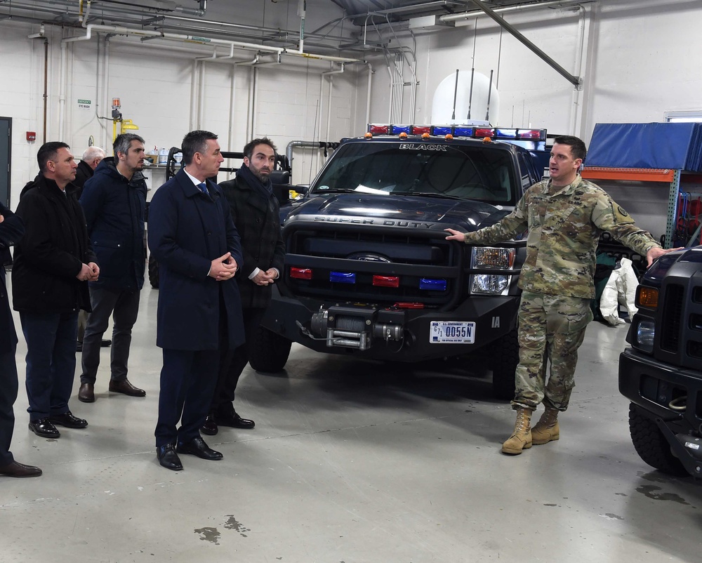 Kosovo parliament members visit 132d Wing