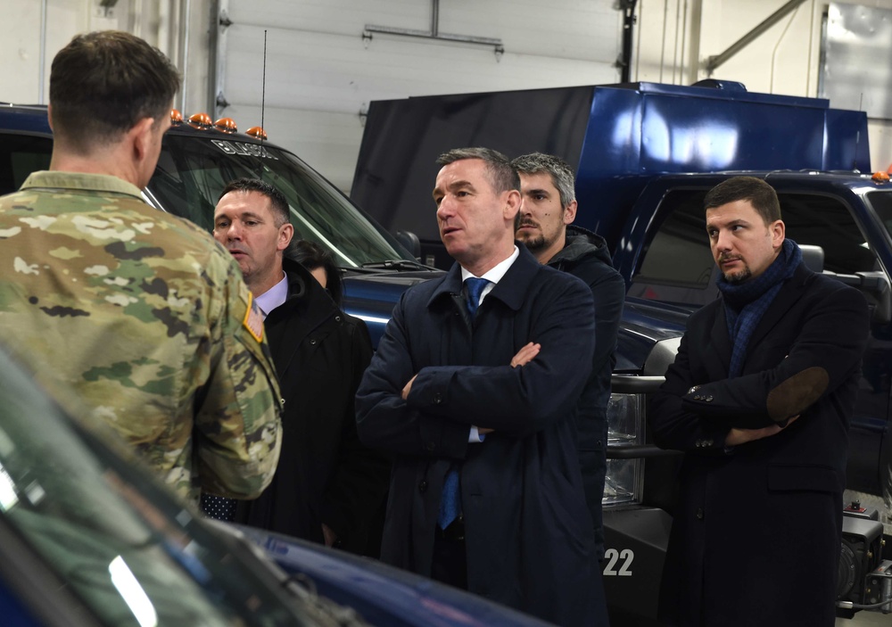 Kosovo parliament members visit 132d Wing