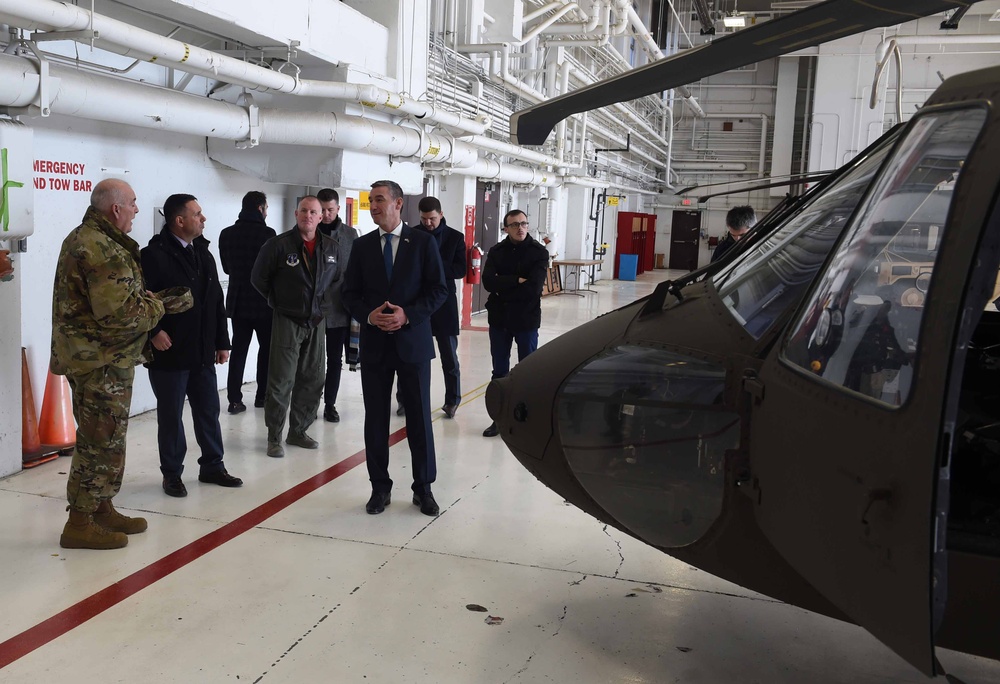 Kosovo parliament members visit 132d Wing
