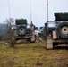 615th Military Police Company stages humvees during Combined Resolve XI