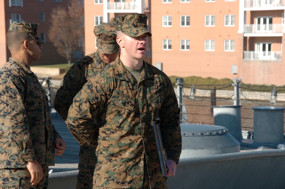 Naval Museum hosts a promotion ceremony