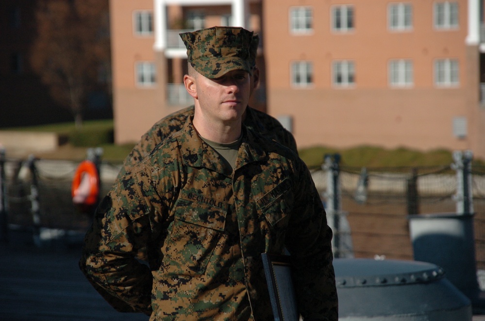 Naval Museum hosts a promotion ceremony