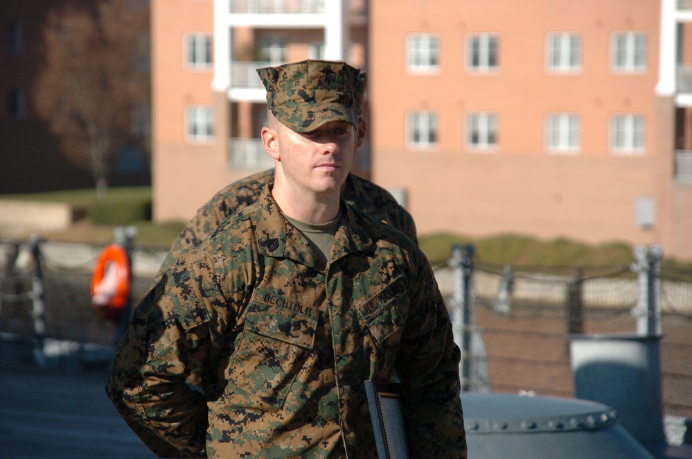 Naval Museum hosts a promotion ceremony