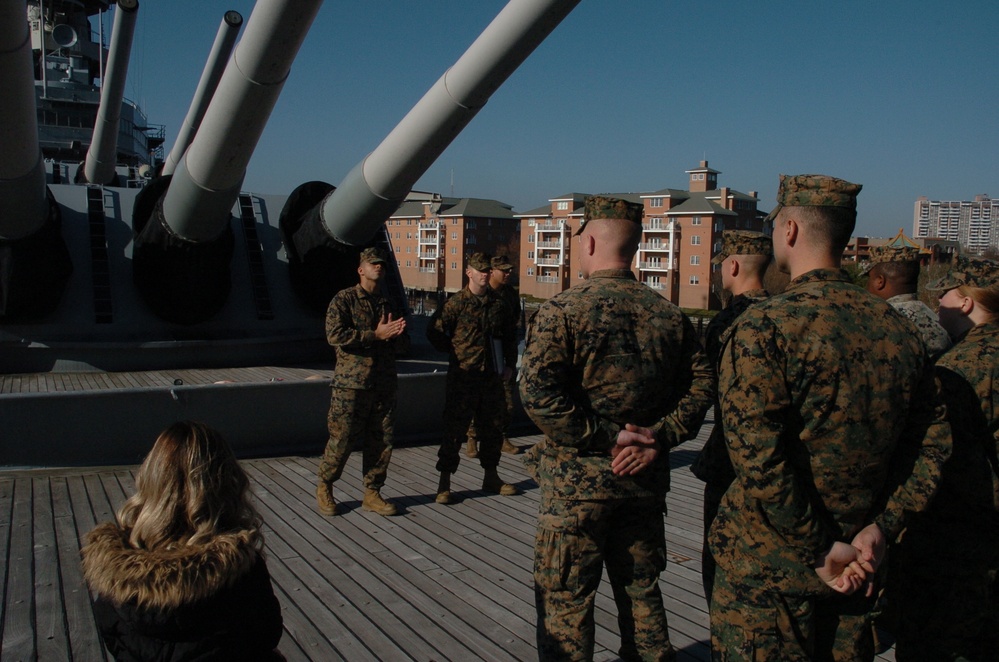 Naval Museum hosts a promotion ceremony