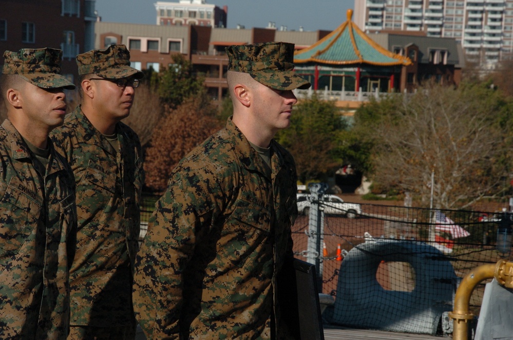 Naval Museum hosts a promotion ceremony