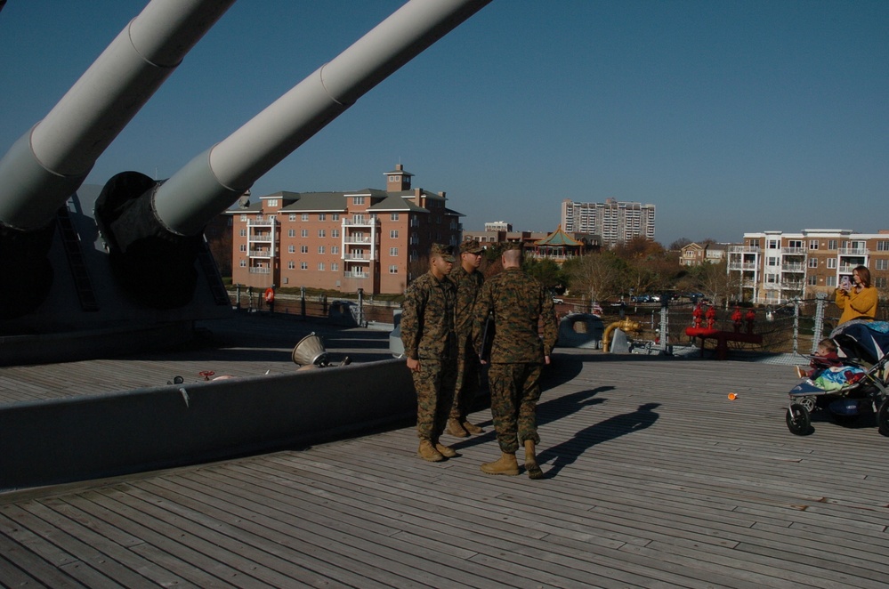 Naval Museum hosts a promotion ceremony