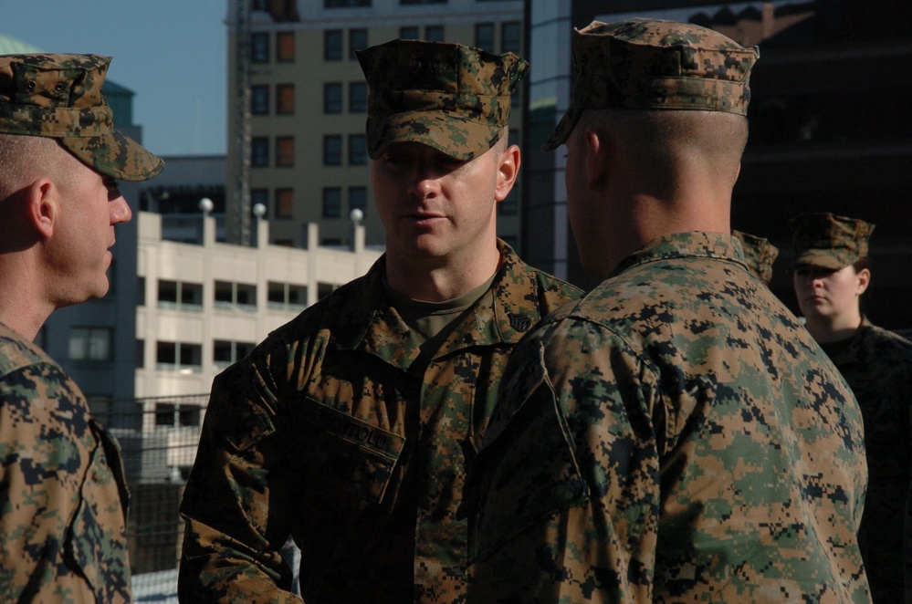 Naval Museum hosts a promotion ceremony