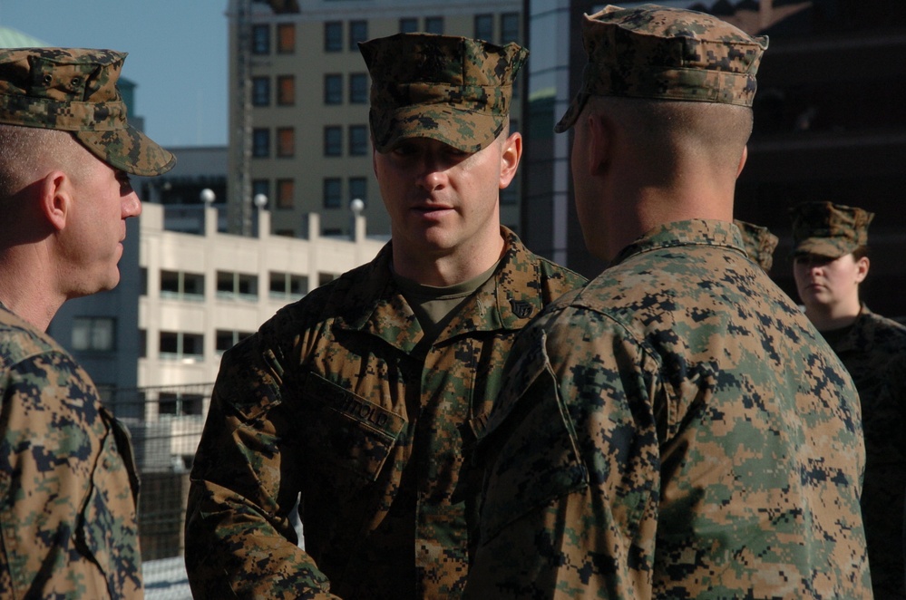 Naval Museum hosts a promotion ceremony