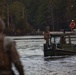 8th Engineer Support Battalion transports light armored vehicles using an improved ribbon bridge