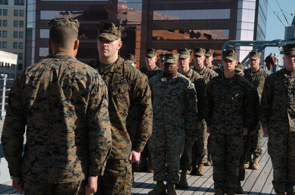 Naval Museum hosts a promotion ceremony