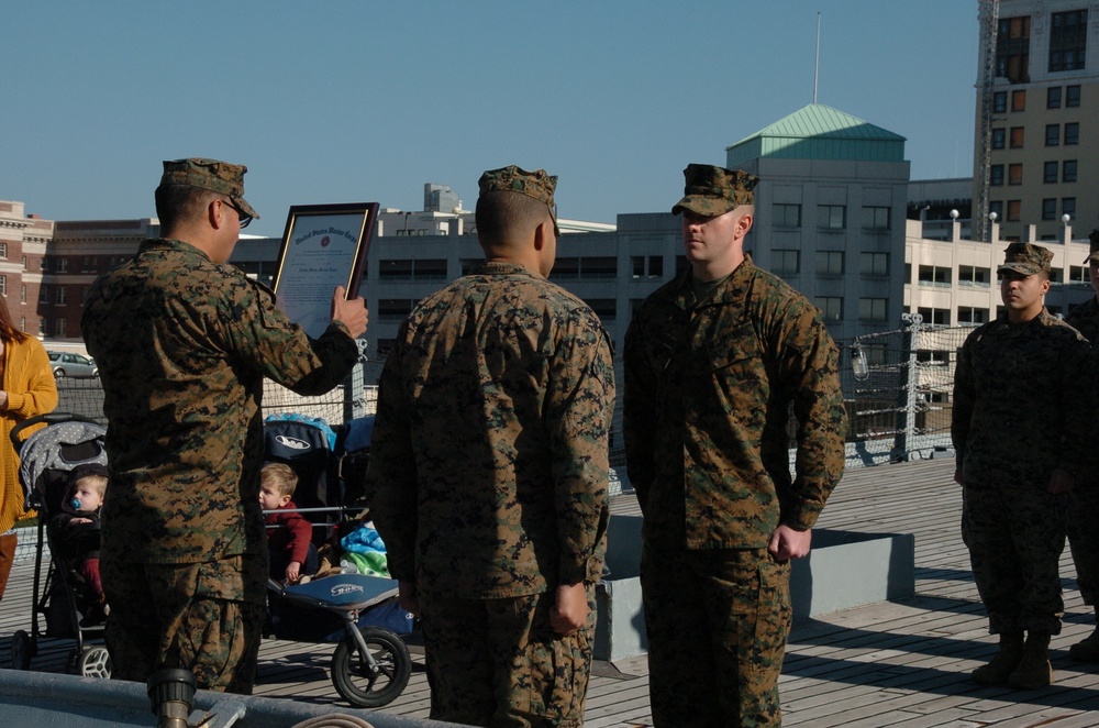 Naval Museum hosts a promotion ceremony