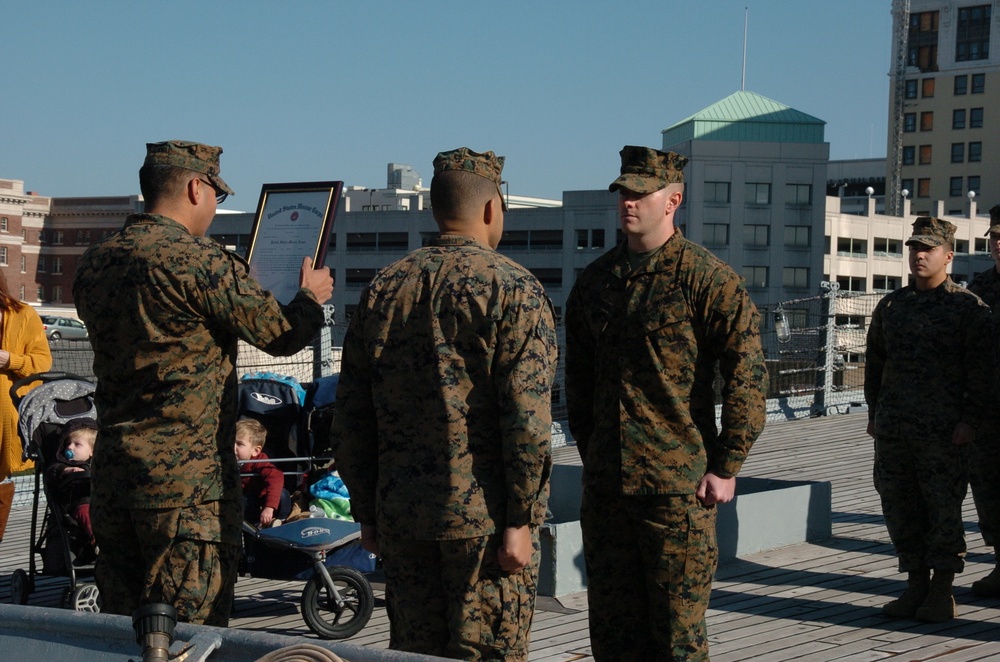 Naval Museum hosts a promotion ceremony