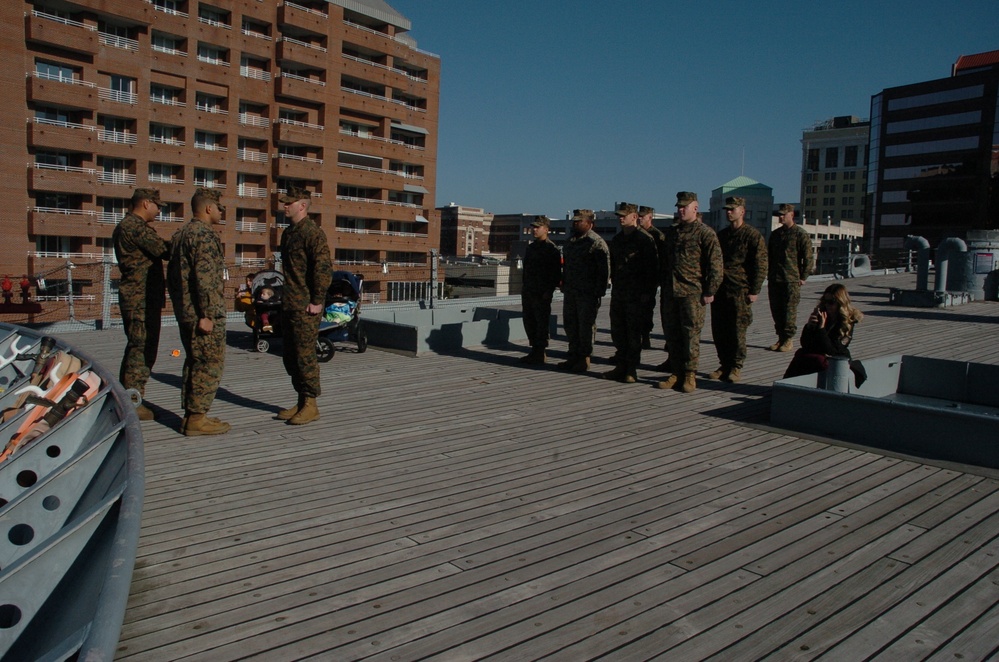 Naval Museum hosts a promotion ceremony