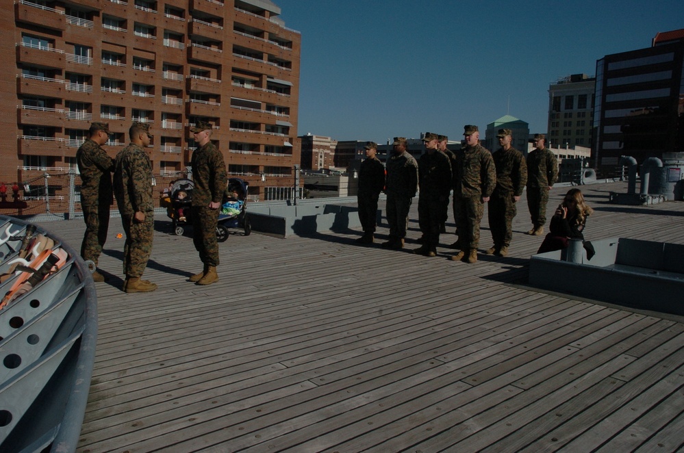 Naval Museum hosts a promotion ceremony