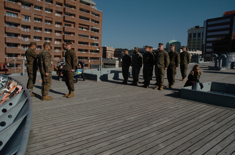 Naval Museum hosts a promotion ceremony