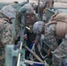 8th Engineer Support Battalion transports light armored vehicles using an improved ribbon bridge