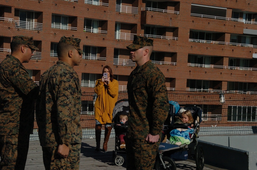 Naval Museum hosts a promotion ceremony