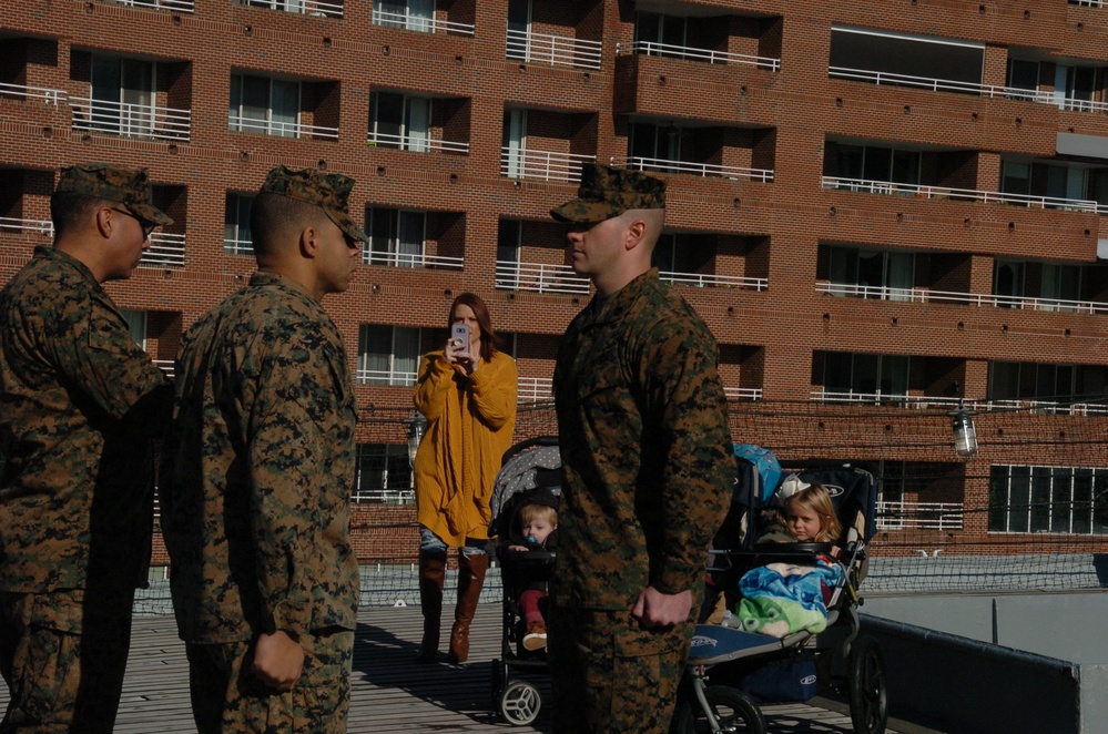 Naval Museum hosts a promotion ceremony