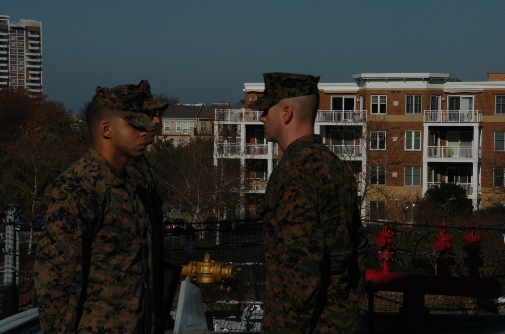 Naval Museum hosts a promotion ceremony