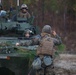 8th Engineer Support Battalion transports light armored vehicles using an improved ribbon bridge