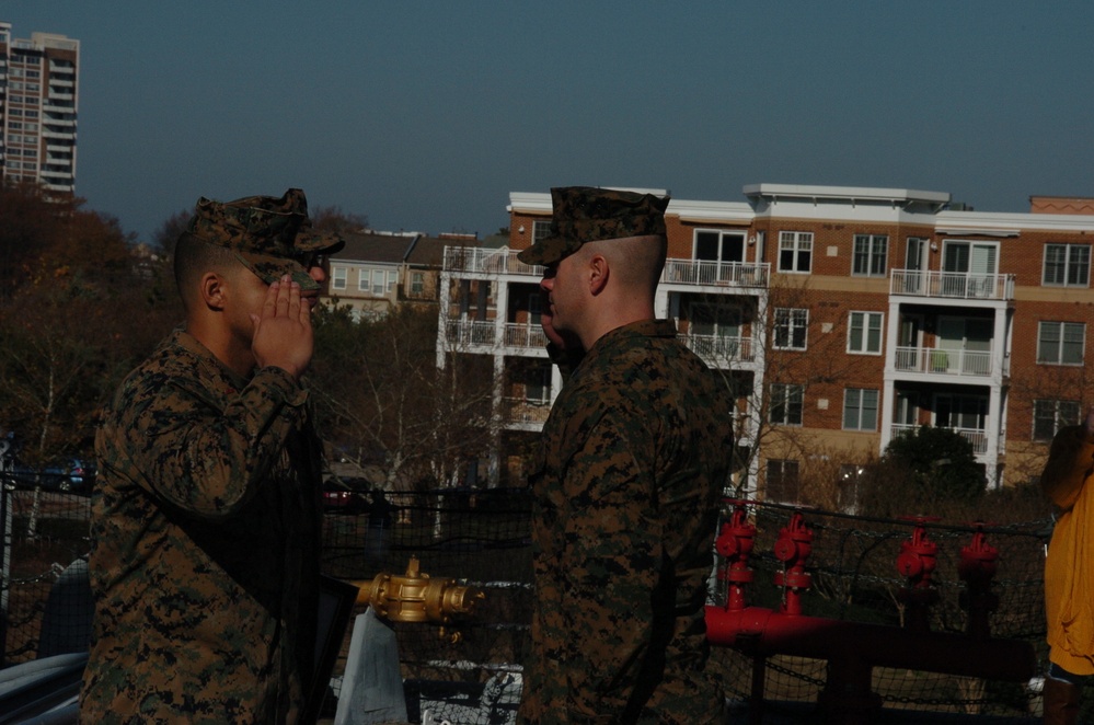 Naval Museum hosts a promotion ceremony