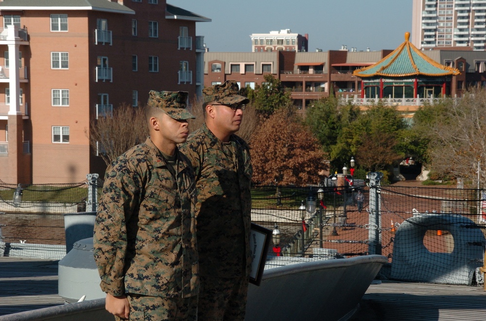 Naval Museum hosts a promotion ceremony