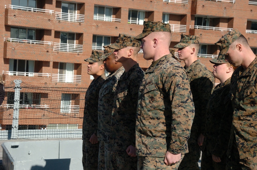 Naval Museum hosts a promotion ceremony