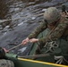 8th Engineer Support Battalion transports light armored vehicles using an improved ribbon bridge