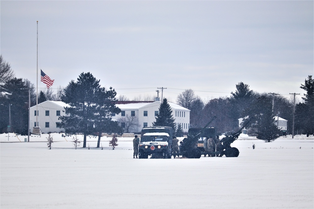 Fort McCoy remembers former President George H. W. Bush with 21-gun salute