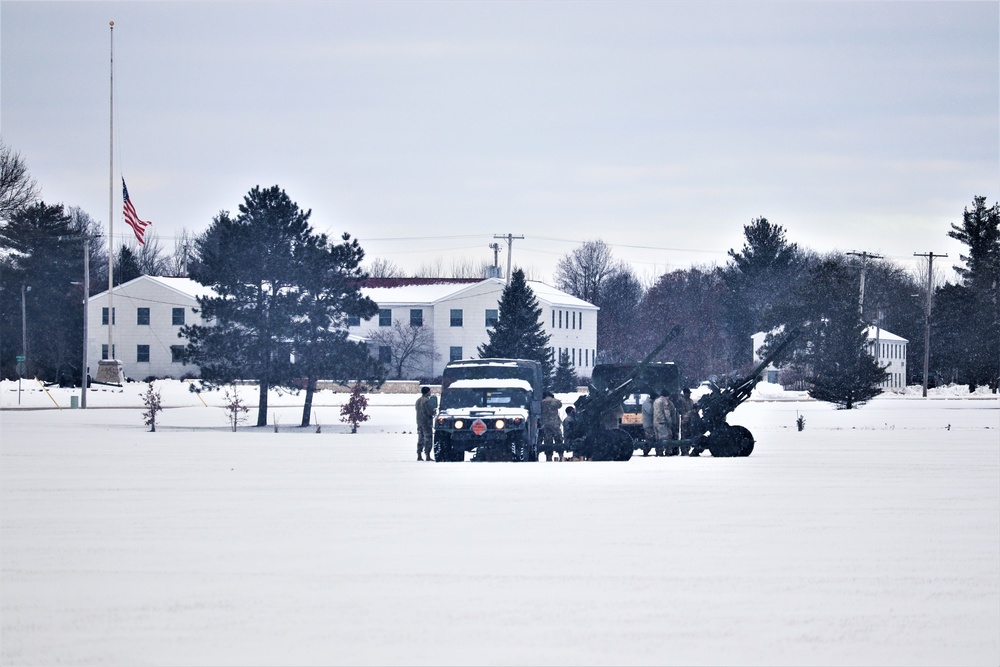 Fort McCoy remembers former President George H. W. Bush with 21-gun salute