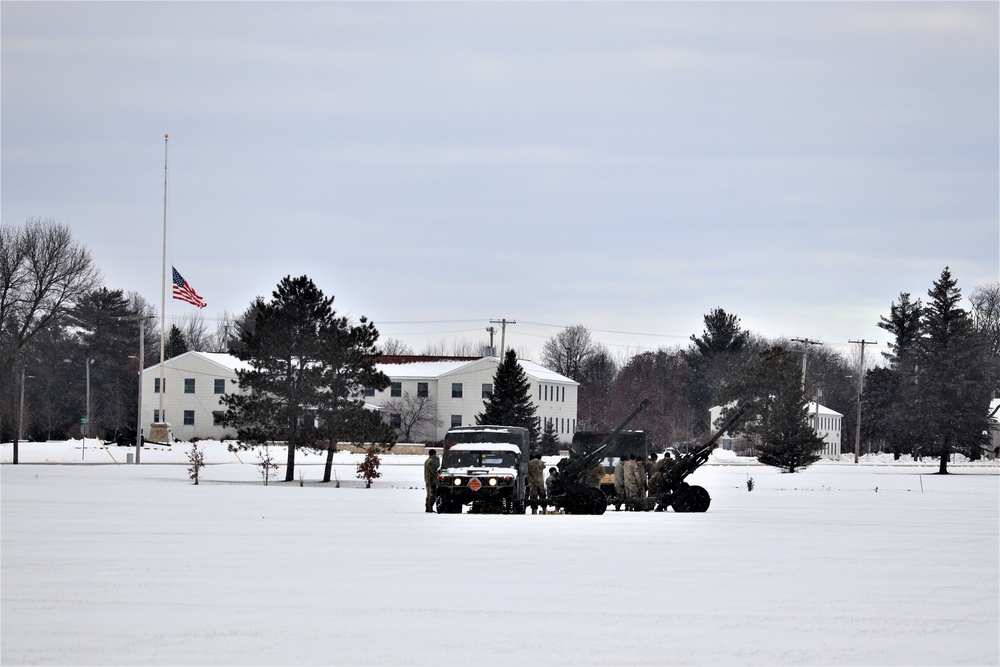 Fort McCoy remembers former President George H. W. Bush with 21-gun salute