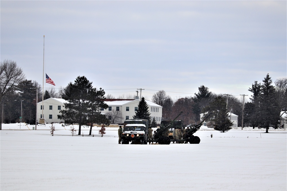 Fort McCoy remembers former President George H. W. Bush with 21-gun salute