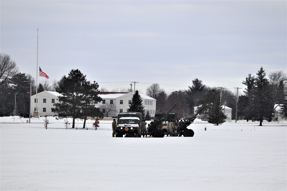 Fort McCoy remembers former President George H. W. Bush with 21-gun salute