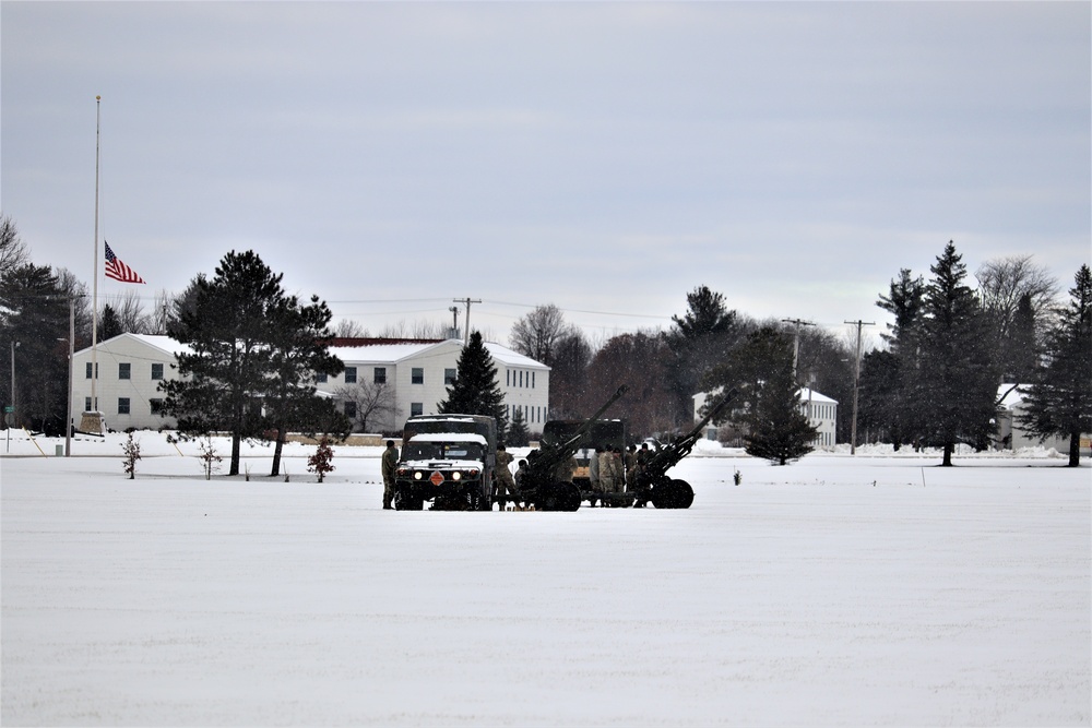 Fort McCoy remembers former President George H. W. Bush with 21-gun salute