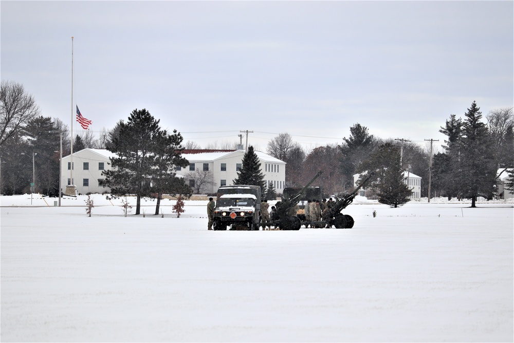 Fort McCoy remembers former President George H. W. Bush with 21-gun salute