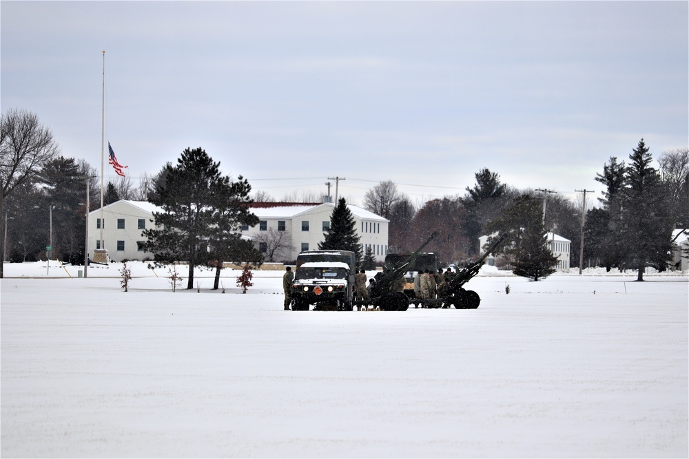 Fort McCoy remembers former President George H. W. Bush with 21-gun salute