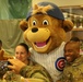 U.S. Soldiers meet Chicago Cubs mascot