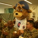 U.S. Soldiers meet Chicago Cubs mascot