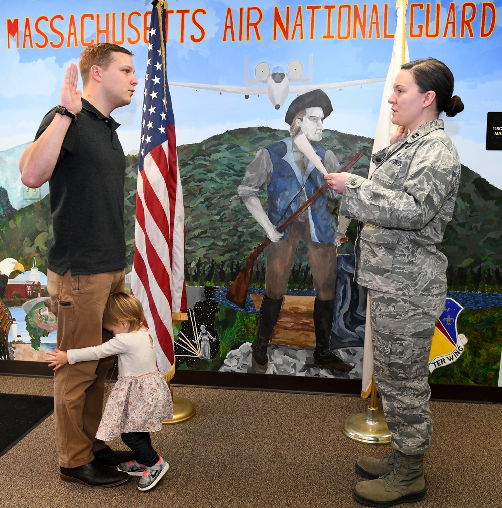 Recruit’s perseverance brings him to the 104th Fighter Wing