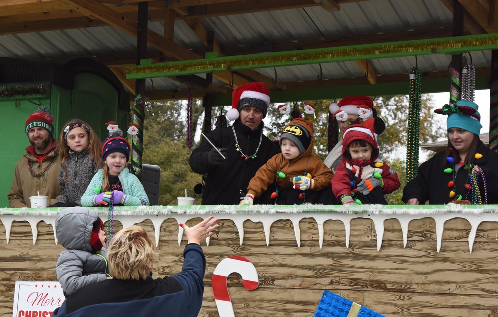 Keesler participates in Ocean Springs Christmas Parade