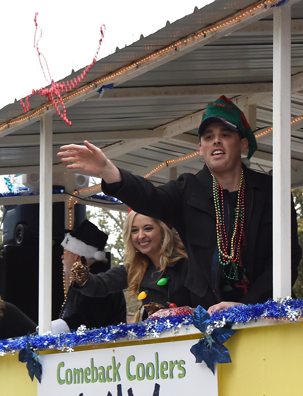 Keesler participates in Ocean Springs Christmas Parade