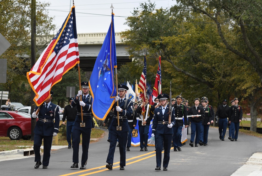 Keesler participates in Ocean Springs Christmas Parade