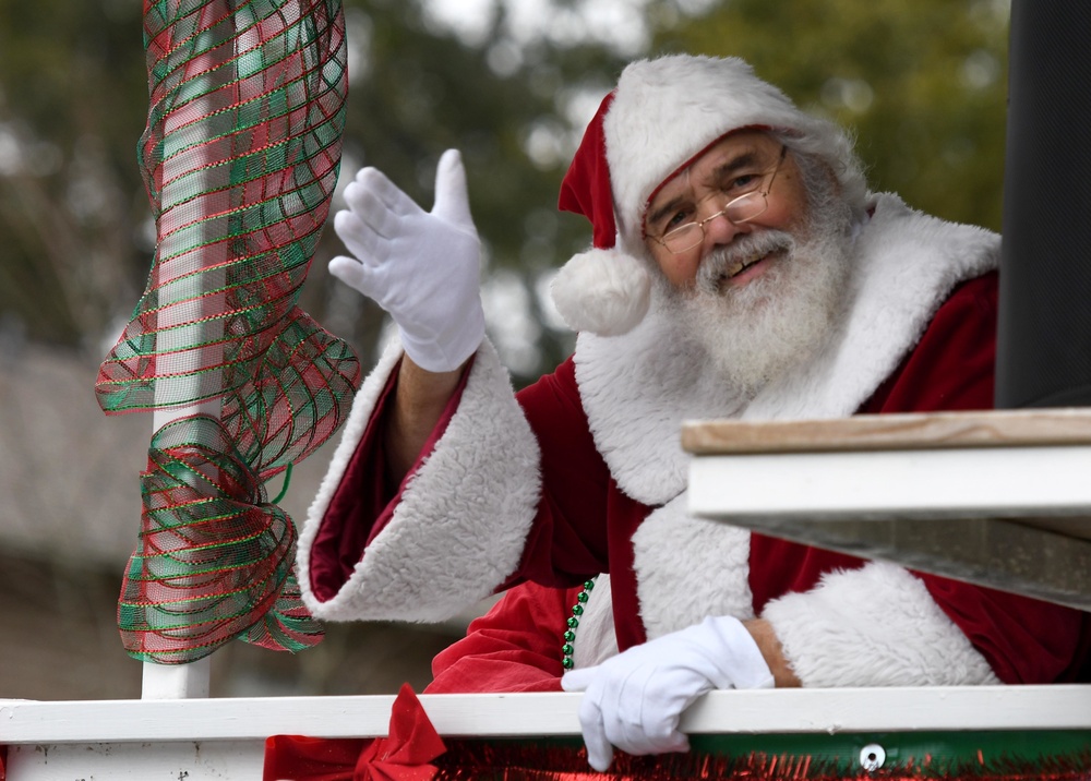 Keesler participates in Ocean Springs Christmas Parade