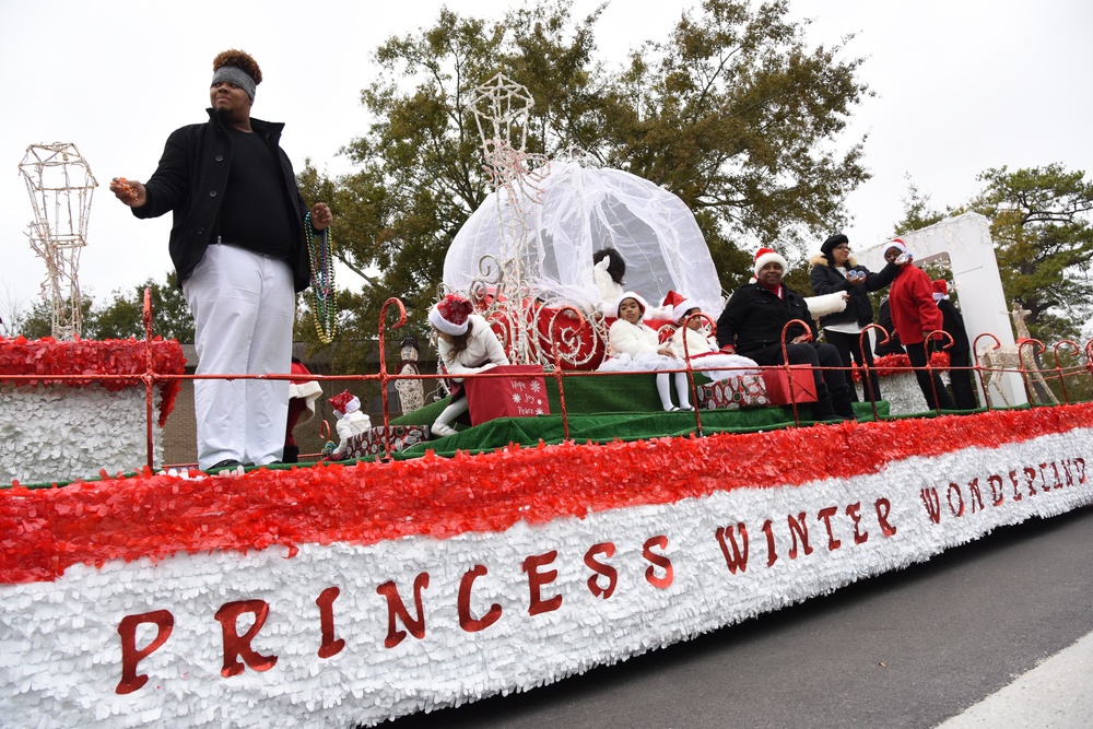 Keesler participates in Ocean Springs Christmas Parade