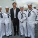 Sailors with Panama President