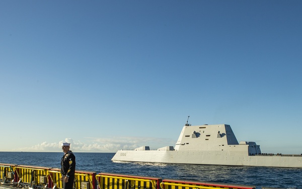 USS Zumwalt (DDG 1000) Alongside DDG 1001